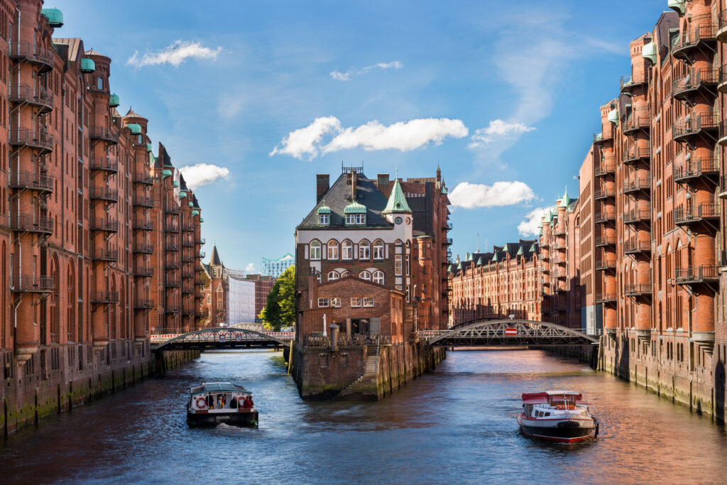 Blick auf Hamburg